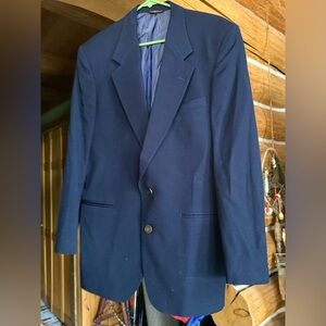 Nino Cerruti Men's Rue Royale Navy Blue Suit blazer
